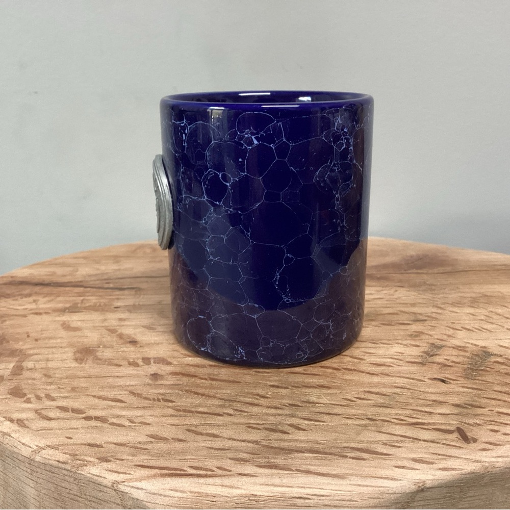 🔵 Auburn University Coffee Tea Beverage Mug Cup - Ceramic Crafted Pewter Seal - Picture 3 of 13